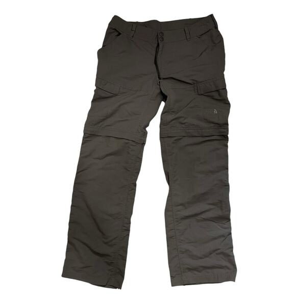 The North Face Convertible Cargo Pants Ladies Size 12 Gray - Picture 1 of 11